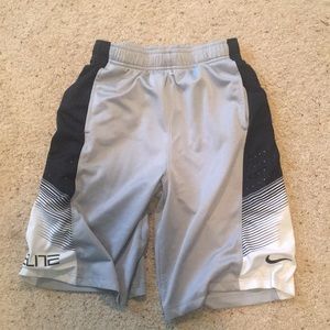 Nike Elite Gray Basketball Shorts